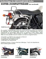 Hepco & Becker Komplett-Träger Moto Guzzi 850 Le...