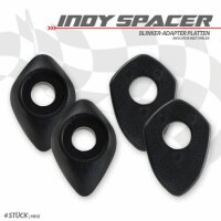 Indy Spacer &quot;Ducati&quot; | schwarz | ABS  VPE 4 Stck | Ma&szlig;e: L 36 x B 25 mm