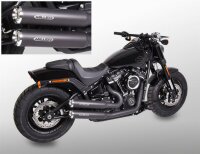 Miller Bronco | Euro 4 Auspuffanlage f&uuml;r  f&uuml;r Harley Davidson Softail Modelle ST1 107/114