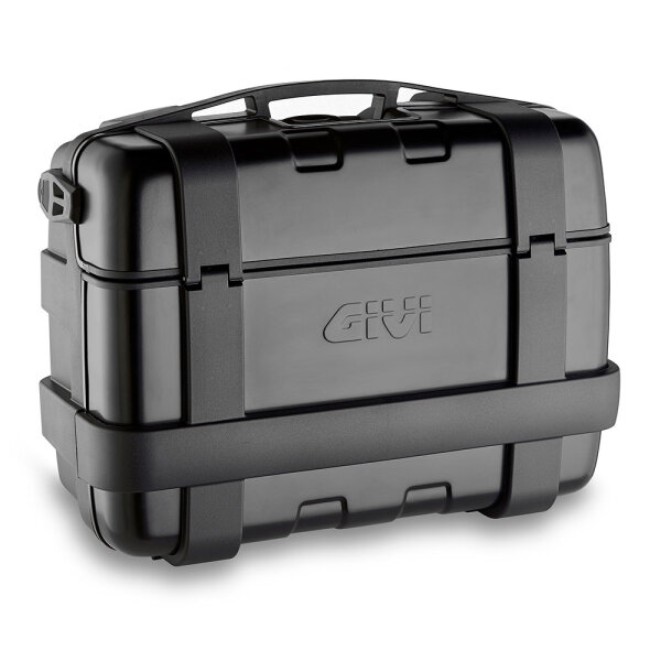 GIVI Trekker 33 - Monokey Koffer schwarz mit Cover Alu schwarz / Max Zuladung 10 kg