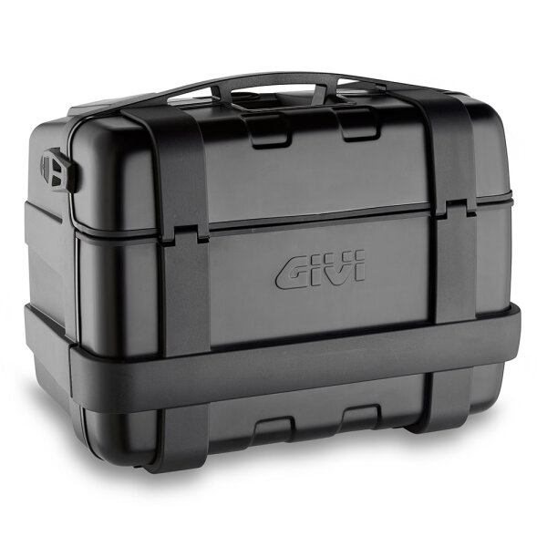 GIVI Trekker 46 - Monokey Koffer schwarz mit Alu Cover schwarz / Max Zuladung 10 kg