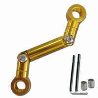 Adapter Bremsbehälter | gold eloxiert | Aluminium