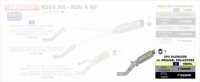 Arrow GP2 silencers kit Aprilia RSV 4 RR / RF 15-16